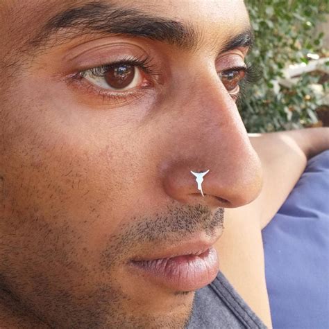 nose ring men|cool nose rings for men.